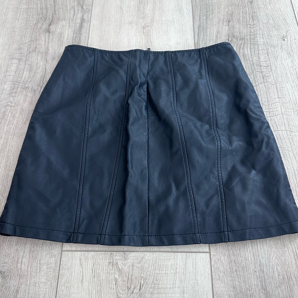 Free People Leather Skirt Size 0